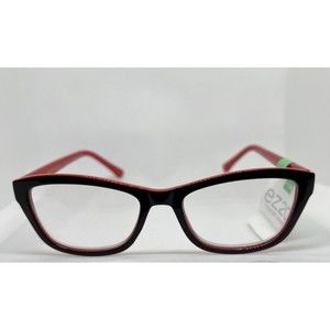 Foster Grant  Laila Red and black lightweight unisex reading Glasses  +1.50